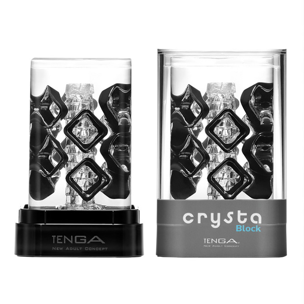 G06 日本TENGA crysta水晶Block冰磚浮游刺激重複使用透明飛機杯男用自慰套飛機杯自慰器情趣用品體位杯成人專區自愛器